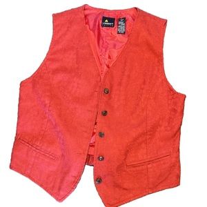 Liz Claiborne Women Petite Size 6 Vintage Red Vest
